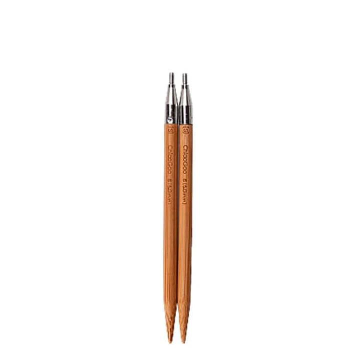 ChiaoGoo SPIN Interchangeable Tips 5in (13cm) long | Bamboo
