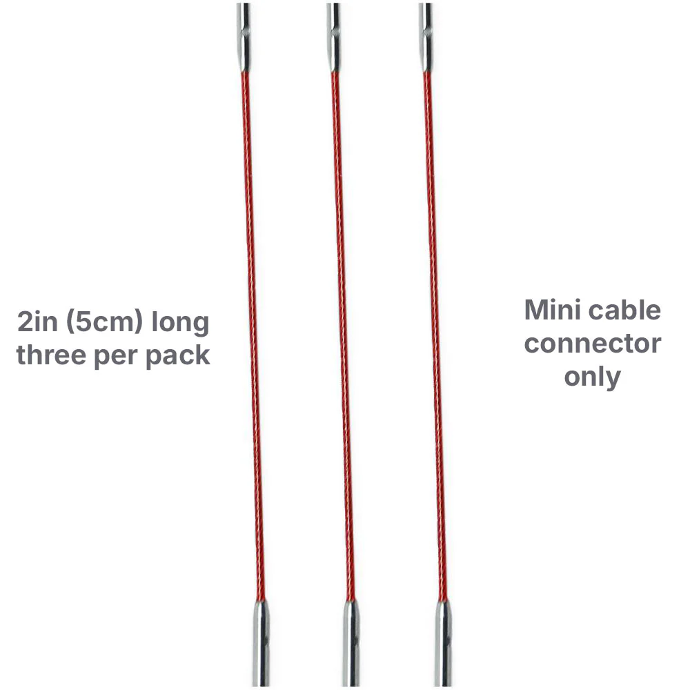 ChiaoGoo TWIST Red Lace Cables | Interchangeable - Image 6
