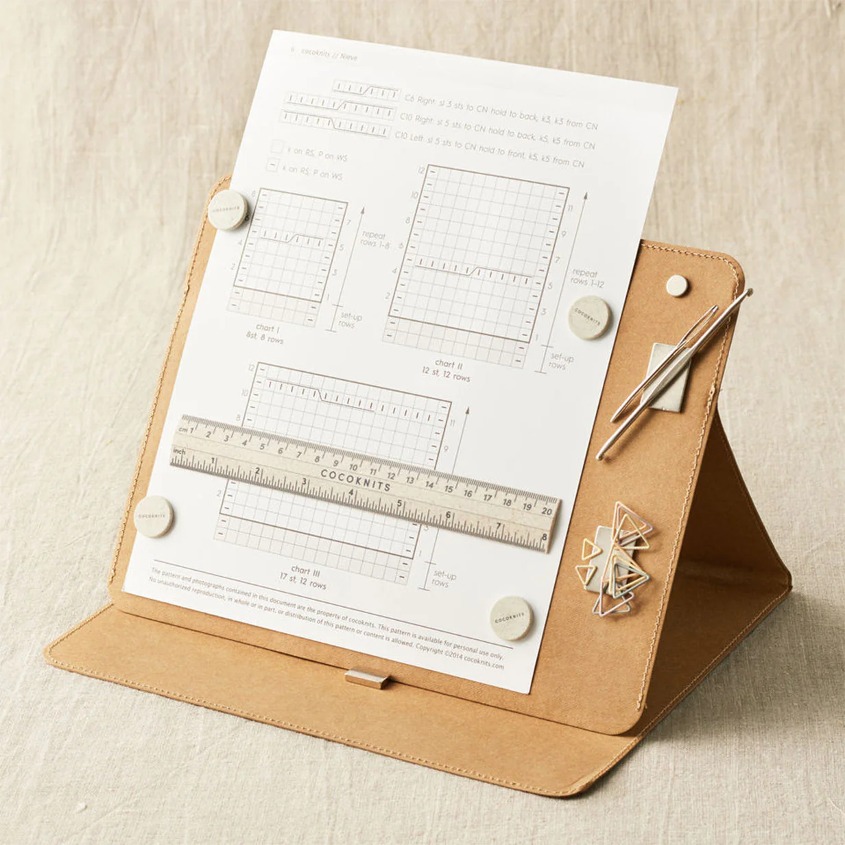 Cocoknits Maker's Board | Magnetic | Pattern Chart Holder | Read Knitting Charts - Image 3