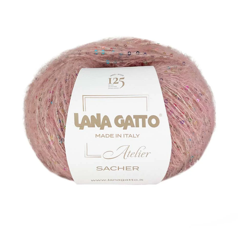 Sacher | Microsequined Mohair Alpaca Blend | Hand Knitting Yarn