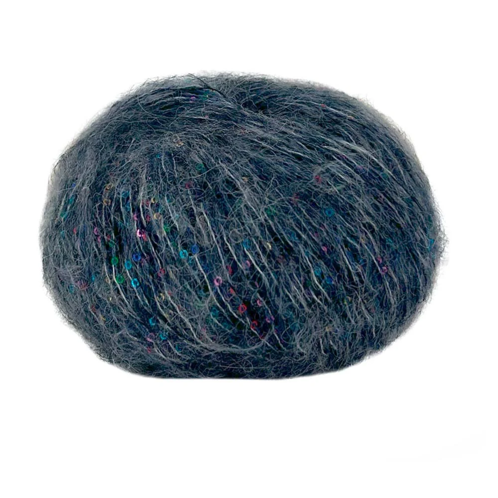 Sacher | Microsequined Mohair Alpaca Blend | Hand Knitting Yarn - Image 2