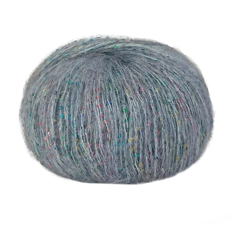 Sacher | Microsequined Mohair Alpaca Blend | Hand Knitting Yarn - Image 3