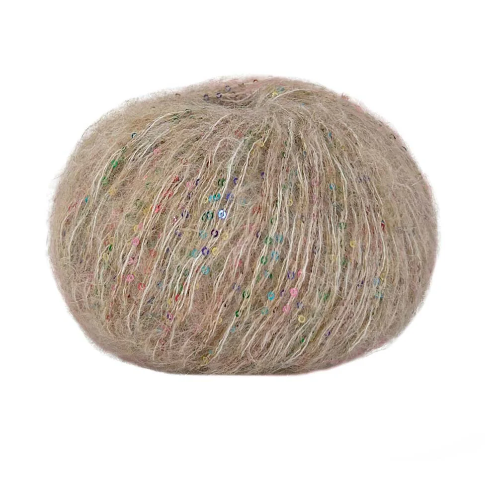 Sacher | Microsequined Mohair Alpaca Blend | Hand Knitting Yarn - Image 5