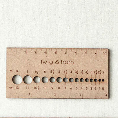 Small Gauge Ruler | Swatch Ruler | Needle Sizer - Image 3
