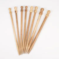 Subabul 10in (25cm) Wooden Straight Knitting Needles - Image 4
