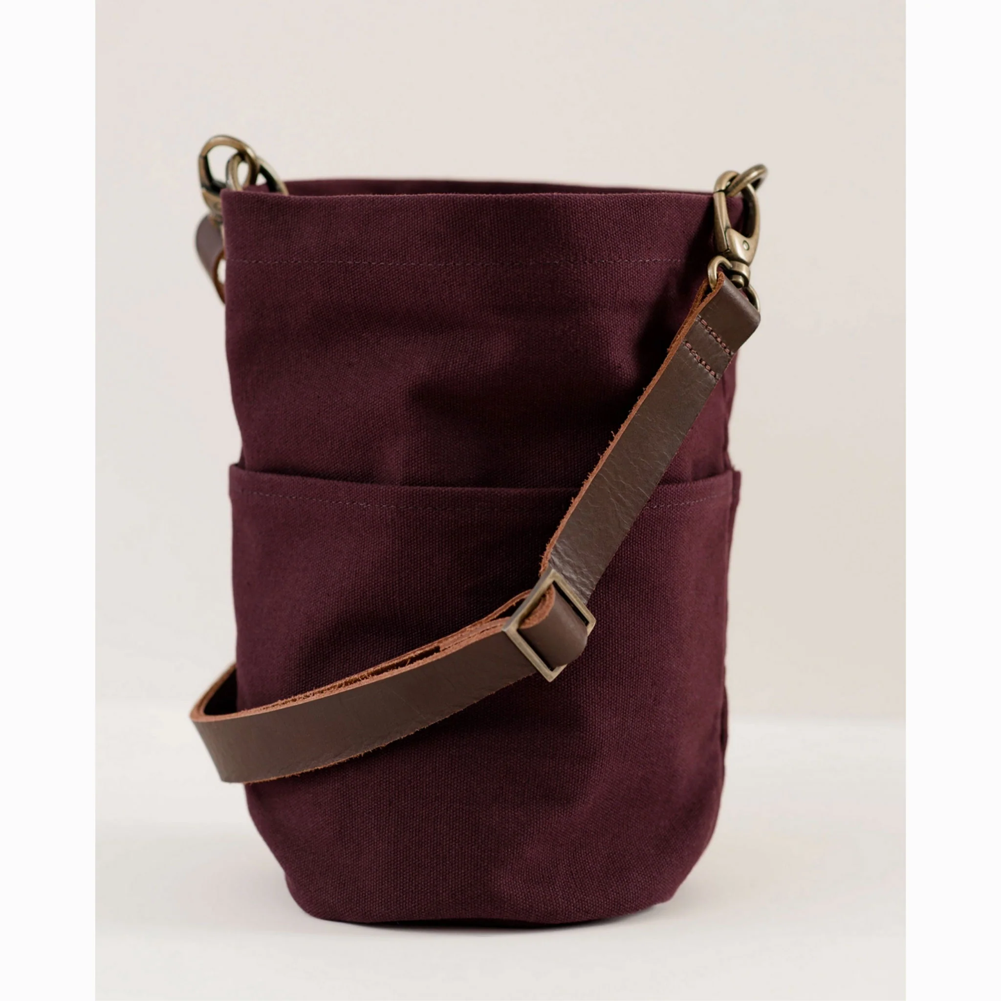 Waxed Canvas Bucket Bag | Knitter Gift - Image 7