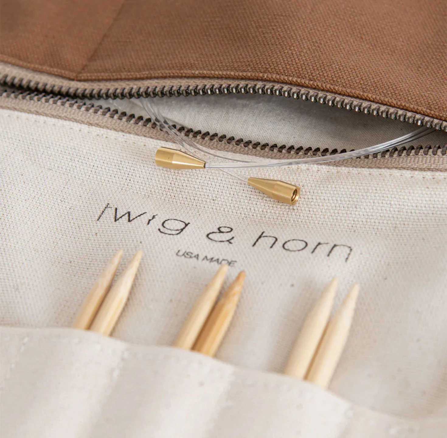 Canvas Interchangeable Needle Case | Knitter Gift - Image 3