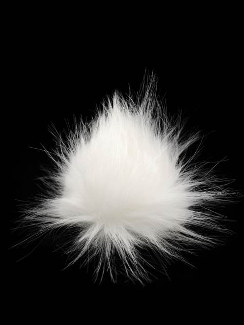 Furreal Pom | Extra Soft Vegan Fur Pom Poms | Snap On Snap Off | Washable - Image 3